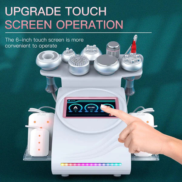 80K Ultrasonic Cavitation with 5mw Lipo Laser Pads RF EMS BIO Machine