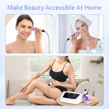women are usng contourmax cavitation machine for body&facial