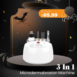 UNOISETION 3 in 1 Home-Use Diamond Microdermabrasion Machine for Exfoliation, Cleansing, Hydration