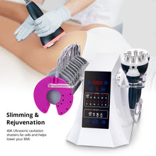 Medical device for slimming and rejuvenation with a gloved hand using a handheld tool.