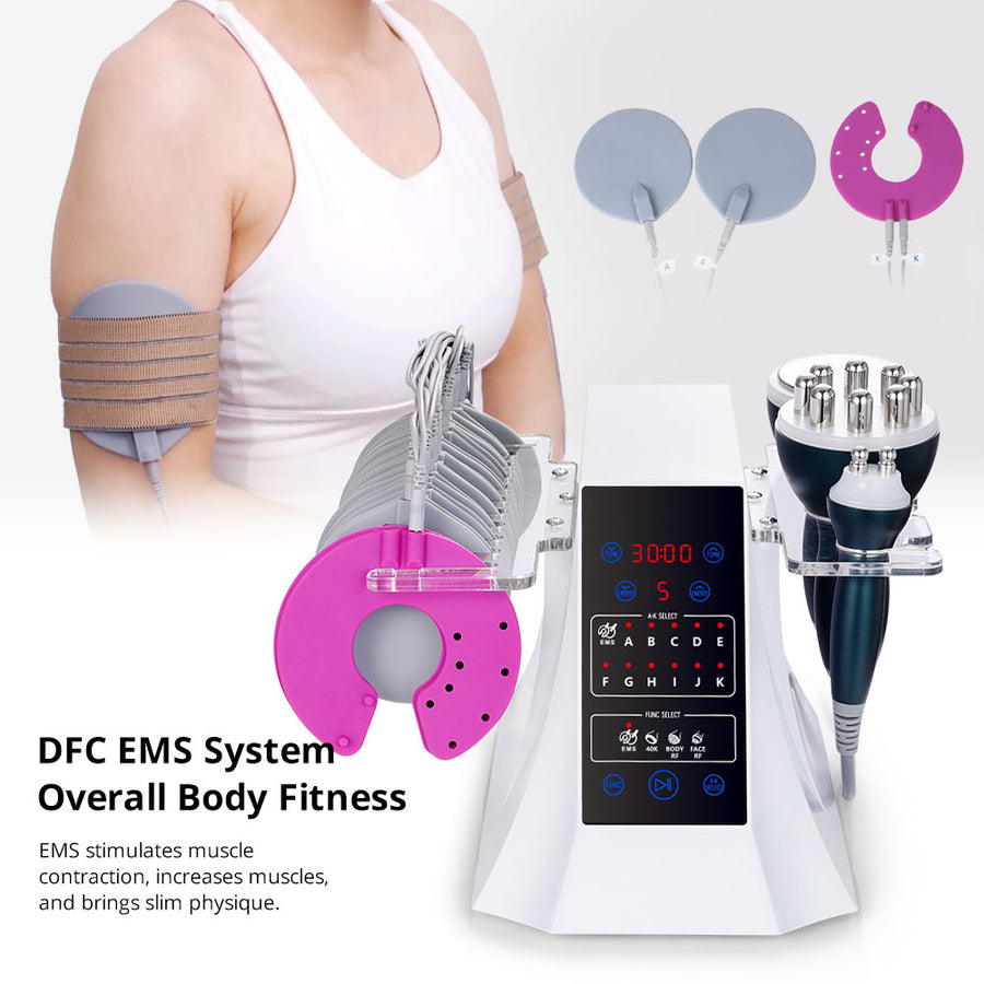 4-in-1 40k Cavitation Machine With EMS Pads for Body Shaping