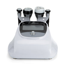 White and black device with 's-shape' branding on a white background