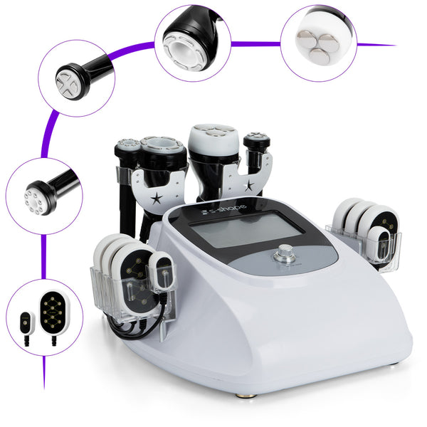 Cavitation RF System 美顔器 本体 S Shape Cavitation Machine | RF Lipo Laser Body Contouring & Face