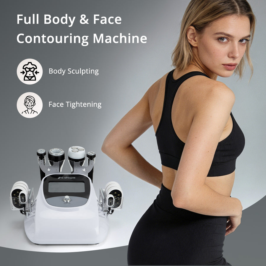 S Shape Cavitation Machine | RF Lipo Laser Body Contouring & Face