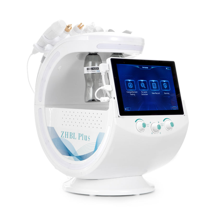 7-In-1 Hydrodermabrasion Machine With AI Skin Test For Facial Care