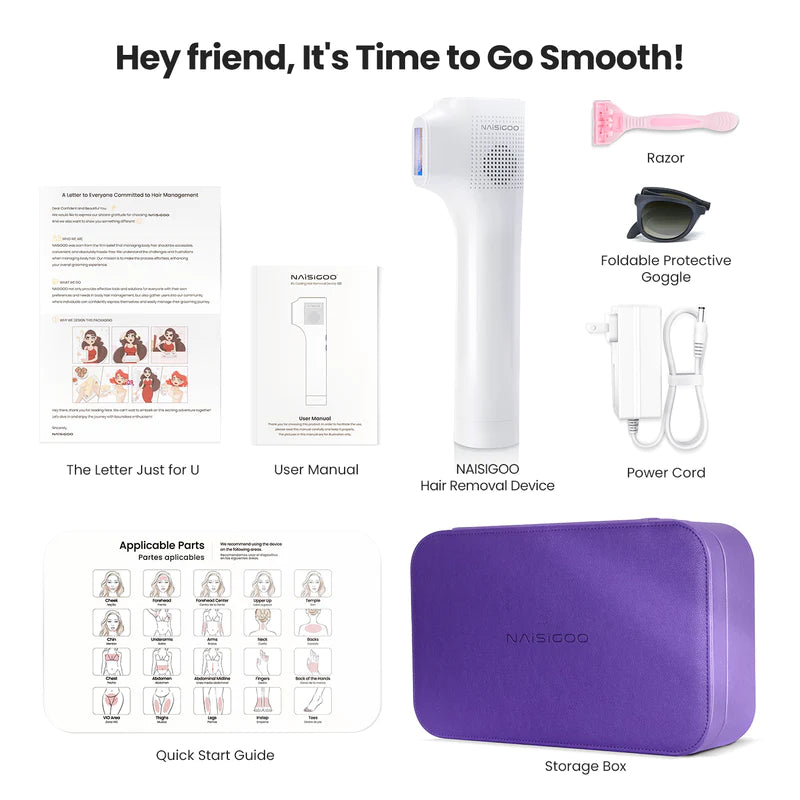 脱毛・除毛 FOXKOO IPL Hair Removal Device FOXKOO IPL Hair Removal Device 脱毛器 光脱毛器 IPL Hair Removal