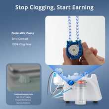 The hydro dermabrasion machine's peristaltic pump design brings better stability and longer lifespan.