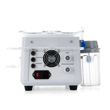 White machine with control panel and attachments on a white background