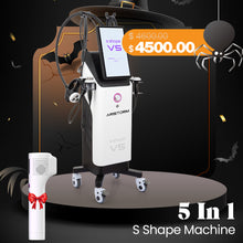 Aristorm S Shape machine with a price tag on a Halloween-themed background