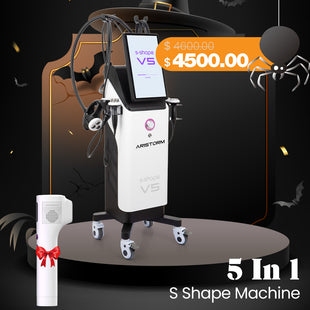 Aristorm 5 in 1 30k S Shape Machine With 3D Cavitation RF for Body Sculpting & Massage