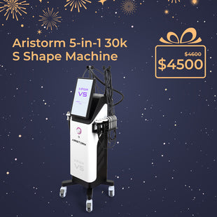 Aristorm 5 in 1 30k S Shape Machine With 3D Cavitation RF for Body Sculpting & Massage