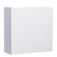White rectangular object on a white background