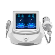 A professional inner ball roller machine designed for body massage and skin rejuvenation with interchangeable roller handles and a touchscreen display.