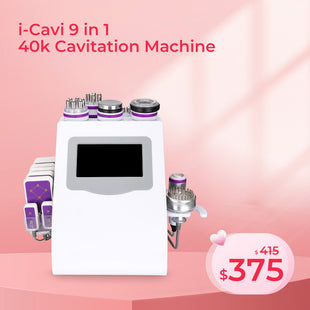i-Cavi 9 in 1 Ultrasonic Cavi Lipo Machine for Startup Beauty Salon