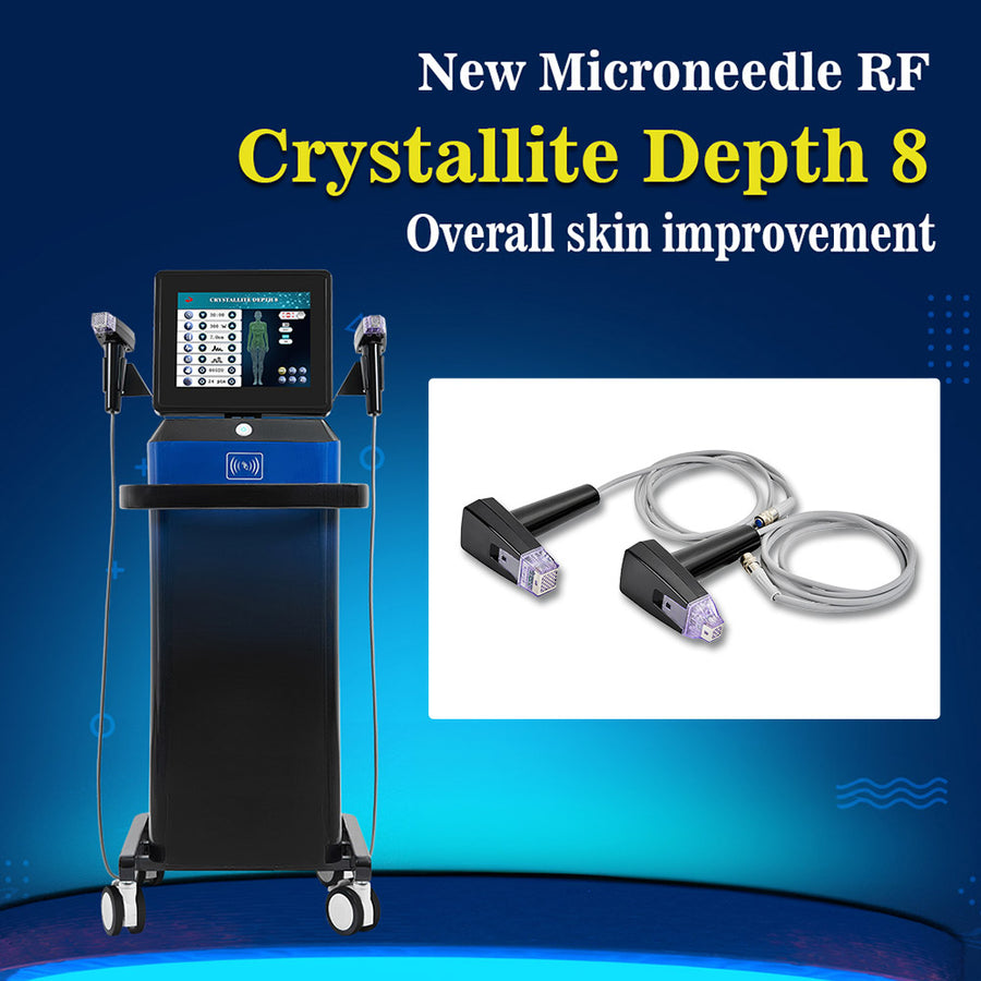 Gold RF Crystallite Depth 8 Micro-Needling Machine for Anti-Aging Wrin