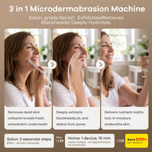Portable 3-in-1 Diamond Microdermabrasion Machine for Dead Skin Removal and Pore Cleansing