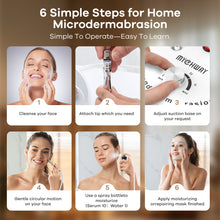 Portable 3-in-1 Diamond Microdermabrasion Machine for Dead Skin Removal and Pore Cleansing