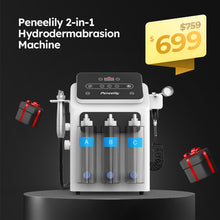 Peneelily 2-in-1 Hydrodermabrasion Machine for Deep Cleansing, Hydration, Pore Refinement
