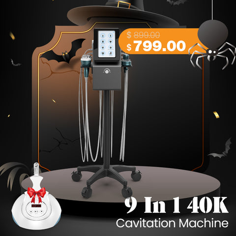 Pro 9 in 1 40k Cavitation Machine For Whole Body Contouring & Complete Facial Care