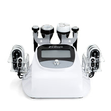 S-shape device with digital display on a white background