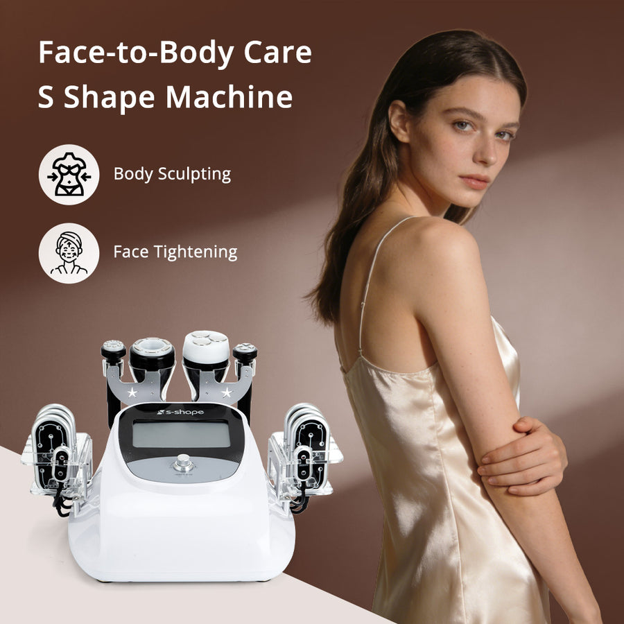 S Shape Cavitation Machine | 160mW Lipo Laser RF Body Sculpting
