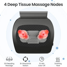 Back massager with deep tissue massage nodes on a white background