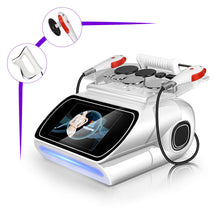 White electronic device with a screen and attachments on a white background