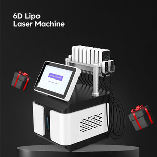 6D Lipo Laser Pads Machine With 6 Wavelengths 12 160mW Pads For Body Sculpting