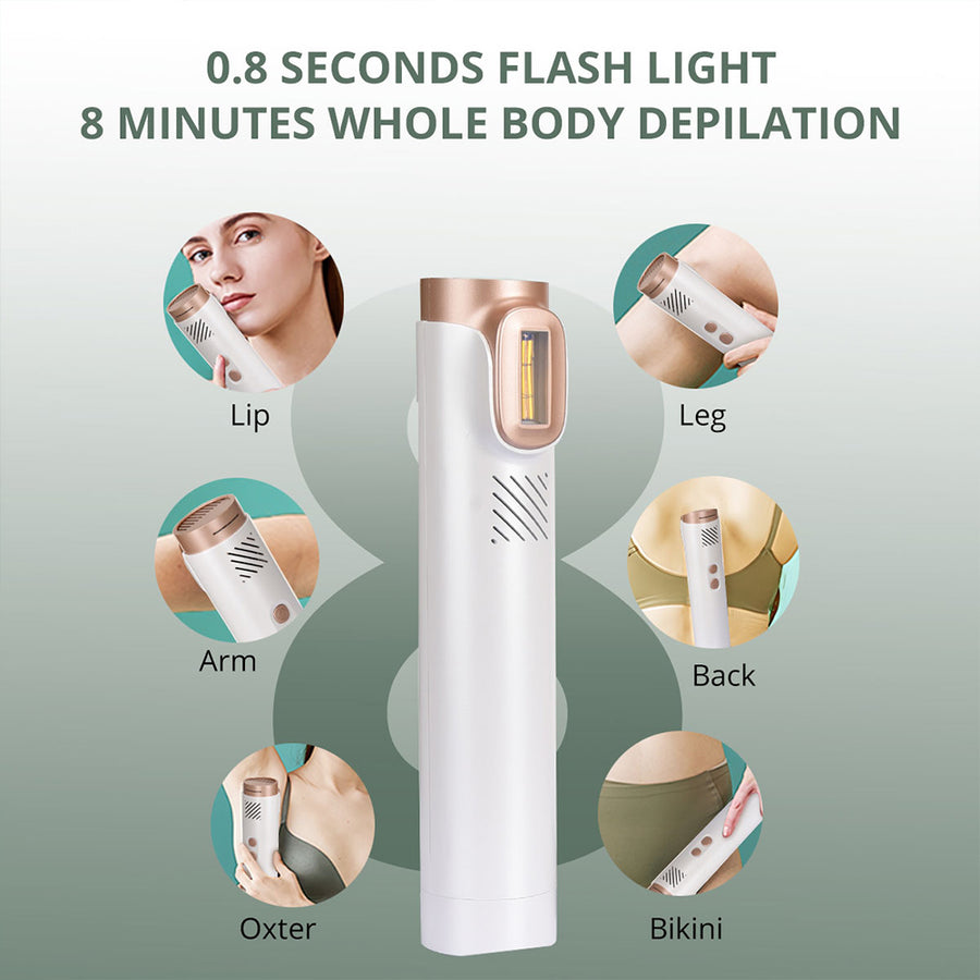 IPL Hair Removal Device Sapphire Ice-Cooling Painless Permanent Result
