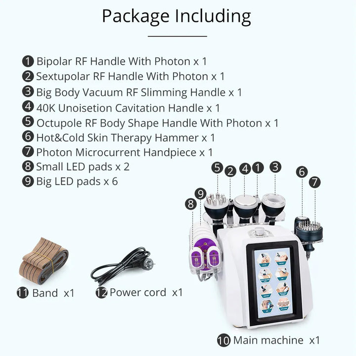 treat self beauty salon 美容機器 Beauty Salon Equipment 9 in 1 Smart Multifunction Facial