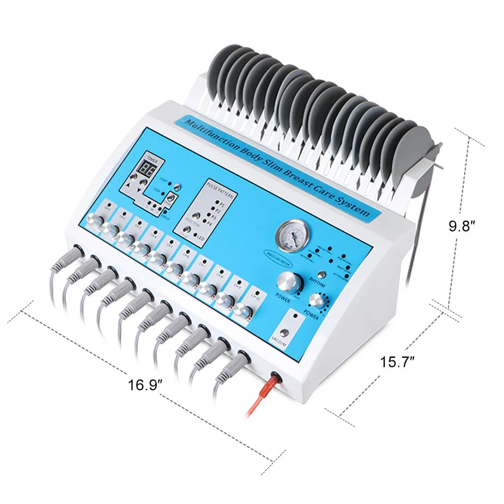 2in1 EMS Microcurrent BIO Body Massage&Vacuum Therapy Machine
