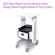 New Style Cart For Beauty Salon Usage Stand Single Drawer & Tray Trolley