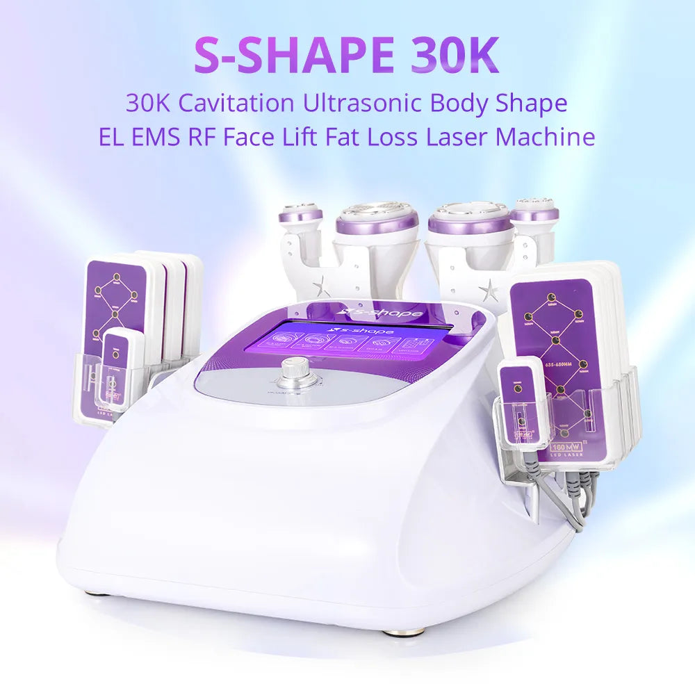 Professional 30K S Shape Cavitation Machine | Surebeauty