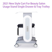New Style Cart For Beauty Salon Usage Stand Single Drawer & Tray Trolley