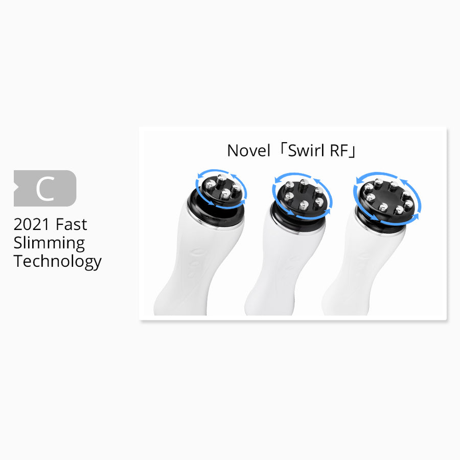 5-in-1 Ultrasonic Cavitation Machine Body Contouring Rotary RF Vacuum