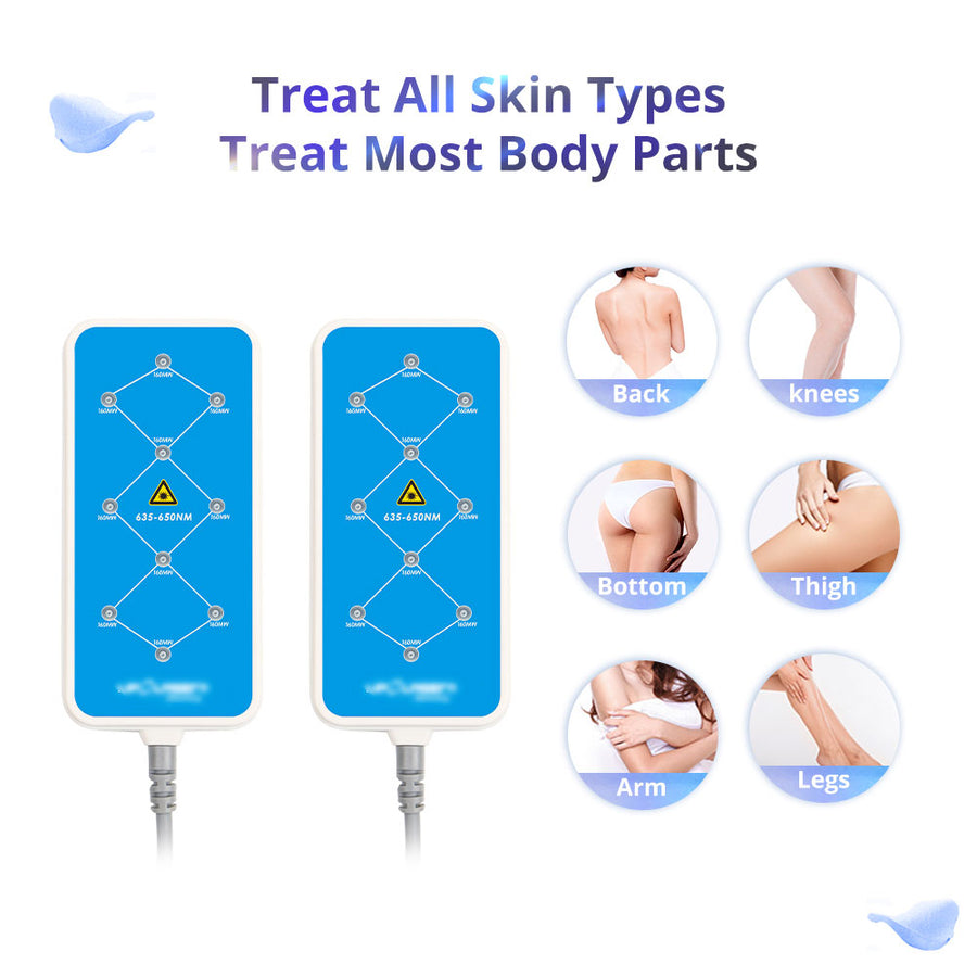 Mini 160mW Laser Lipo Machine With 2 LED Pads for Body Contouring