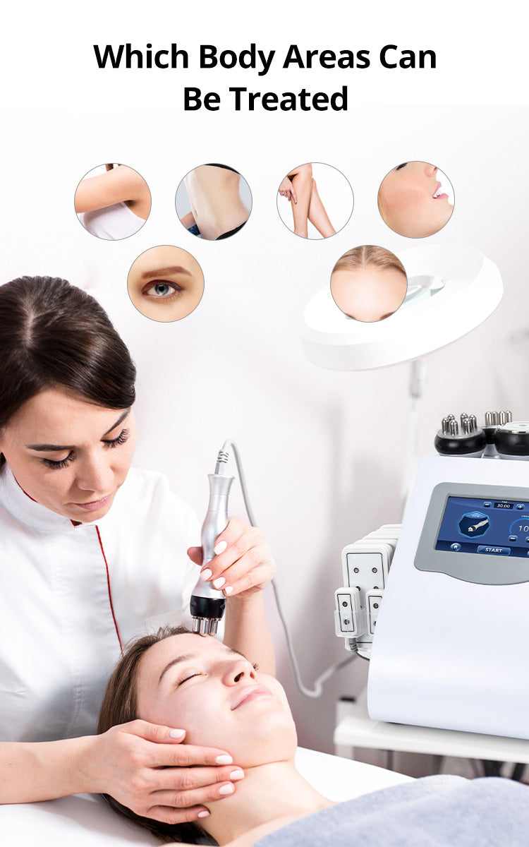 10 In 1 80k Cavitation Machine With RF Vacuum Laser Lipo Pads For Body