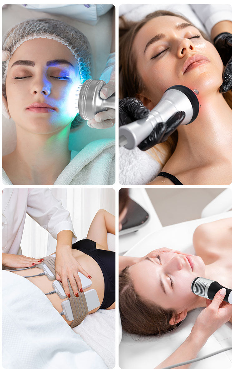 10 In 1 80k Cavitation Machine With RF Vacuum Laser Lipo Pads For Body