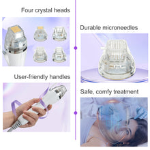 Gold Micro Crystal RF Machine Cold Hammer Skin Tightening Pore Refining For Spa