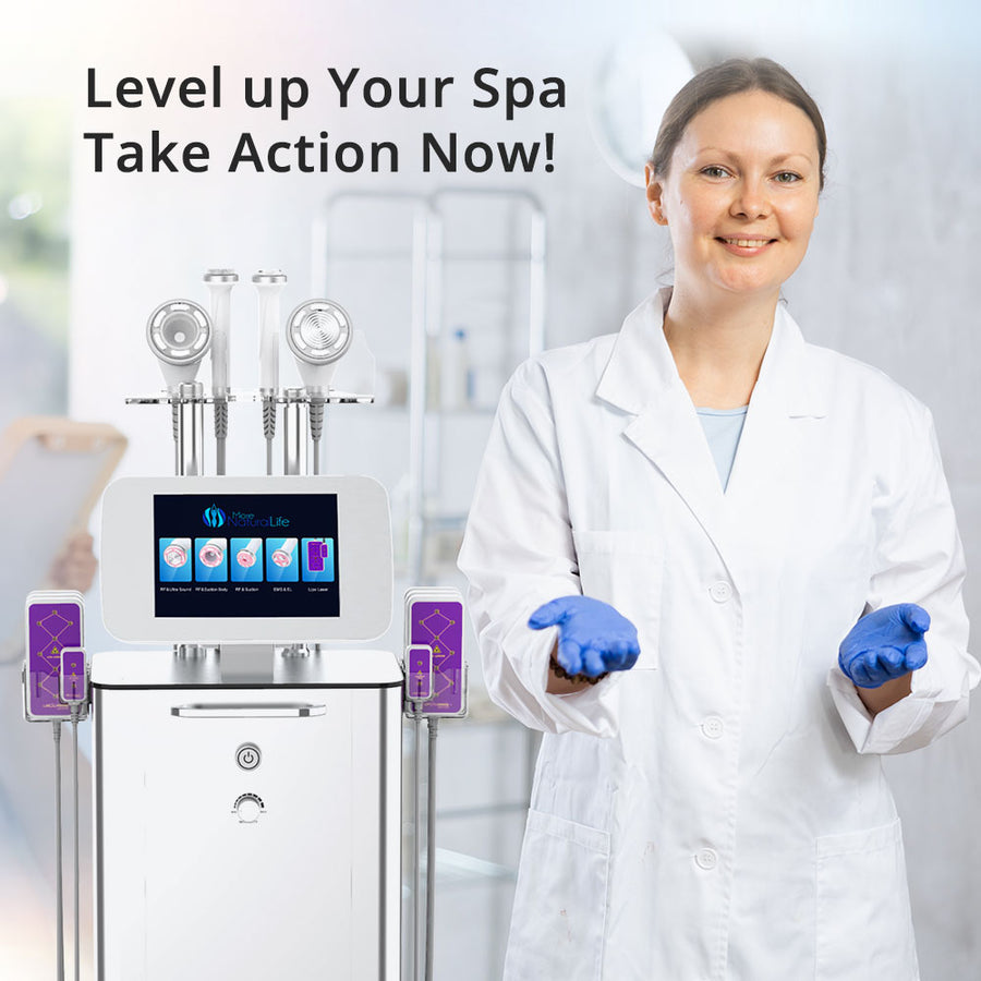 Professional S Shape 30K Cavitation Slimming Machine Spa Use