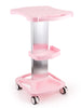 Salon Equipment Beauty Iron Plastic Trolley Stand Assemble For Ultrasonic Device