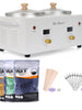 Waxing Kit Dual Wax Warmer Constant Temperature Larger Capacity Full Body Waxing