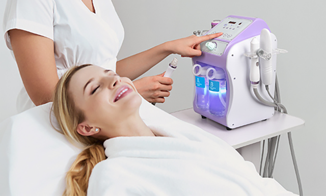 Peneelily 6-in-1 Hydrodermabrasion Machine for Deep Cleansing Hydration - Pro Facial Tool for Estheticians