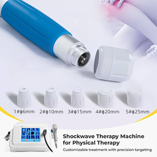 Shockwave Therapy Machine With 5 Replacement Tip 12 Modes for Physical Therapy