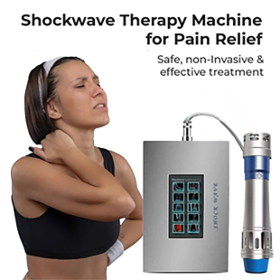 Portable Shockwave Therapy Machine With 7 Replacement Heads for Joint & Muscle Pain Relief