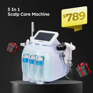 ScalpGlow 5 In 1 Scalp Care Machine For Hair Cleansing, Moisturizing, Nourishing