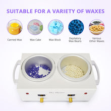 Waxing Kit Dual Wax Warmer Constant Temperature Larger Capacity Full Body Waxing
