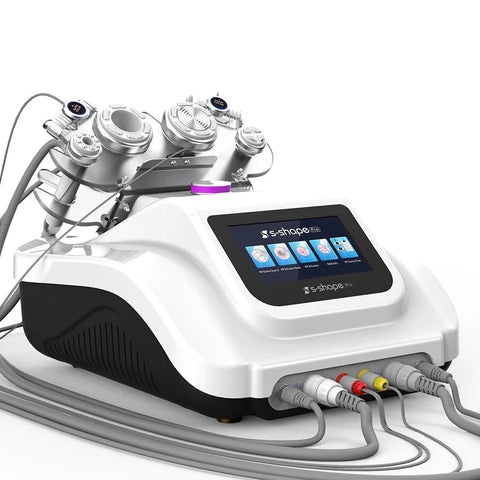 30K Cavitation S Shape Machine With Handy Polar RF For Body Contouring & Massaging