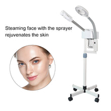 2 In 1 Pro Facial Steamer + 5x Magnifying Lamp Ozone Salon Spa Beauty Equipment