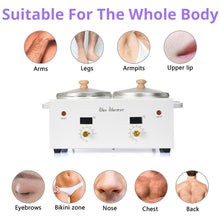 Waxing Kit Dual Wax Warmer Constant Temperature Larger Capacity Full Body Waxing